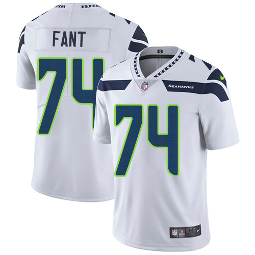 2019 Men Seattle Seahawks #74 Fant white Nike Vapor Untouchable Limited NFL Jersey->seattle seahawks->NFL Jersey